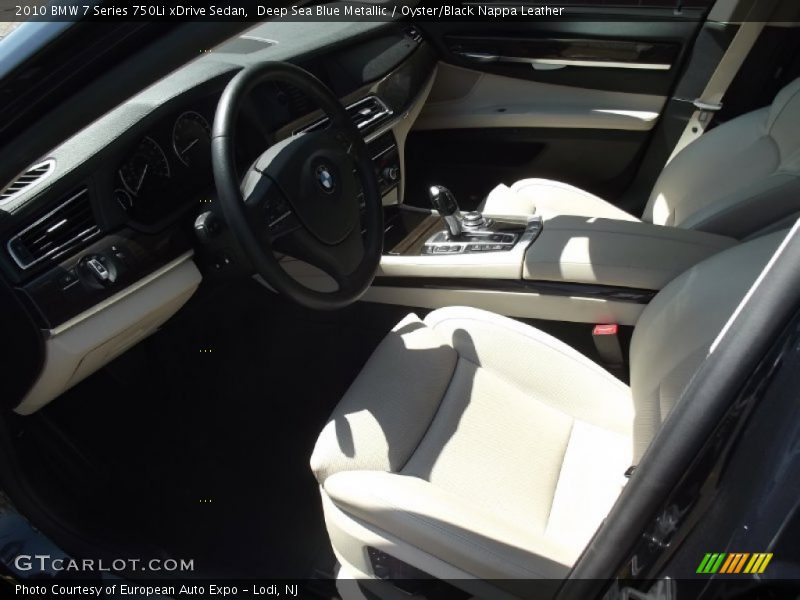 Deep Sea Blue Metallic / Oyster/Black Nappa Leather 2010 BMW 7 Series 750Li xDrive Sedan