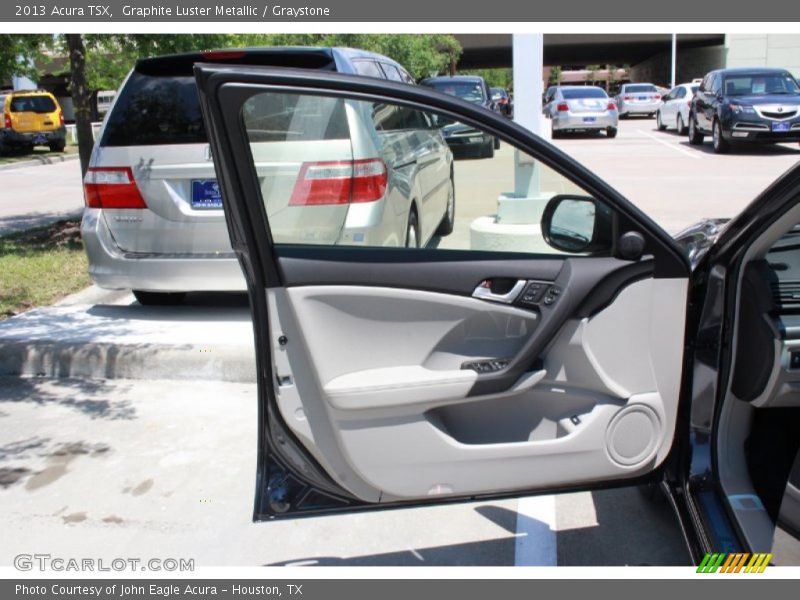 Graphite Luster Metallic / Graystone 2013 Acura TSX