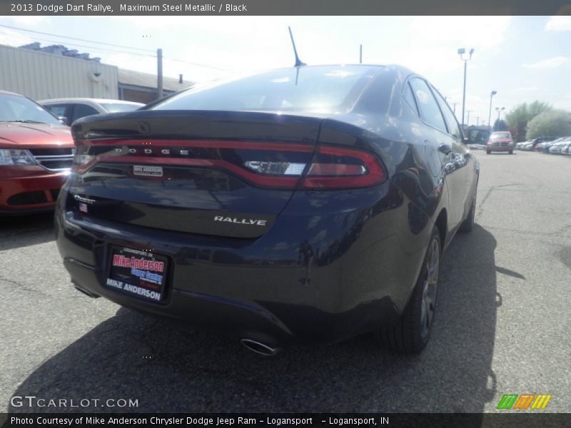 Maximum Steel Metallic / Black 2013 Dodge Dart Rallye