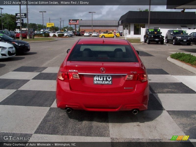 Milano Red / Ebony 2012 Acura TSX Special Edition Sedan