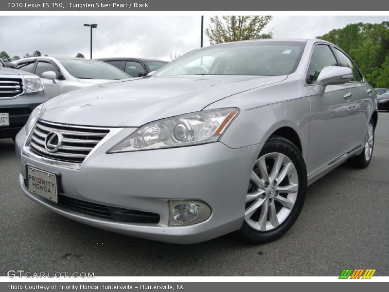 Tungsten Silver Pearl / Black 2010 Lexus ES 350