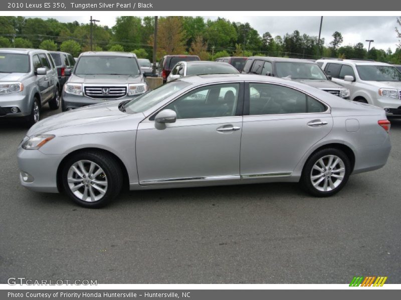 Tungsten Silver Pearl / Black 2010 Lexus ES 350