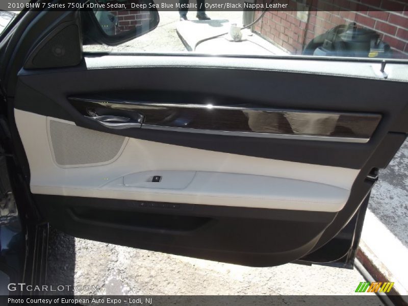 Deep Sea Blue Metallic / Oyster/Black Nappa Leather 2010 BMW 7 Series 750Li xDrive Sedan