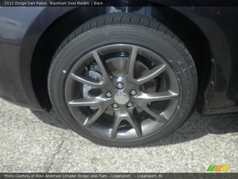 Maximum Steel Metallic / Black 2013 Dodge Dart Rallye