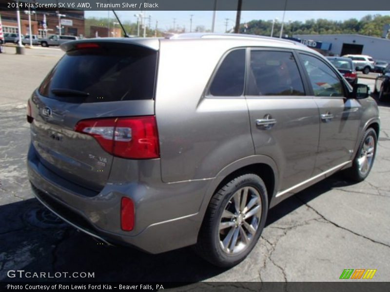 Titanium Silver / Black 2014 Kia Sorento SX V6 AWD