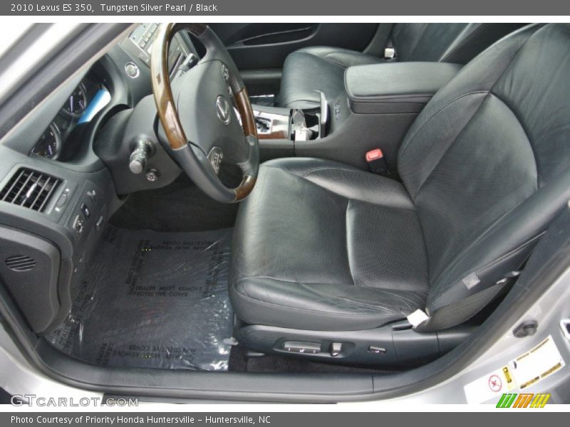 Tungsten Silver Pearl / Black 2010 Lexus ES 350