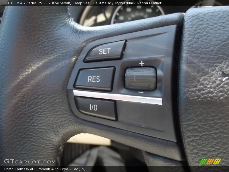 Deep Sea Blue Metallic / Oyster/Black Nappa Leather 2010 BMW 7 Series 750Li xDrive Sedan