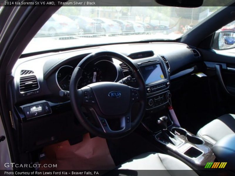 Titanium Silver / Black 2014 Kia Sorento SX V6 AWD