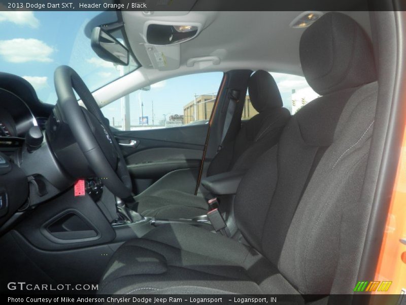 Header Orange / Black 2013 Dodge Dart SXT