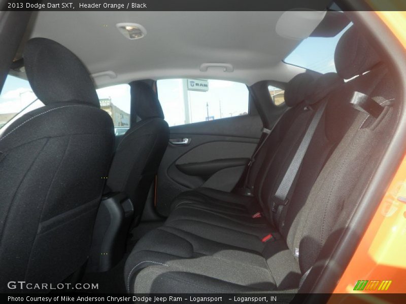 Header Orange / Black 2013 Dodge Dart SXT