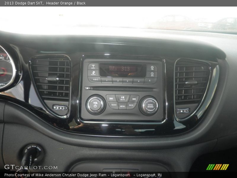 Header Orange / Black 2013 Dodge Dart SXT