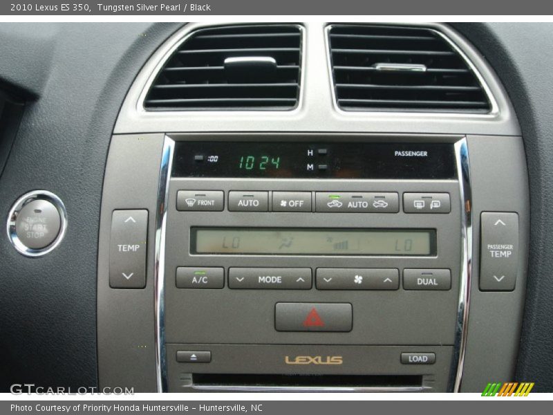 Tungsten Silver Pearl / Black 2010 Lexus ES 350