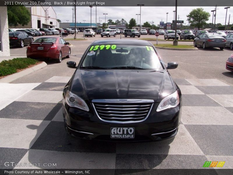 Black / Black/Light Frost Beige 2011 Chrysler 200 Touring