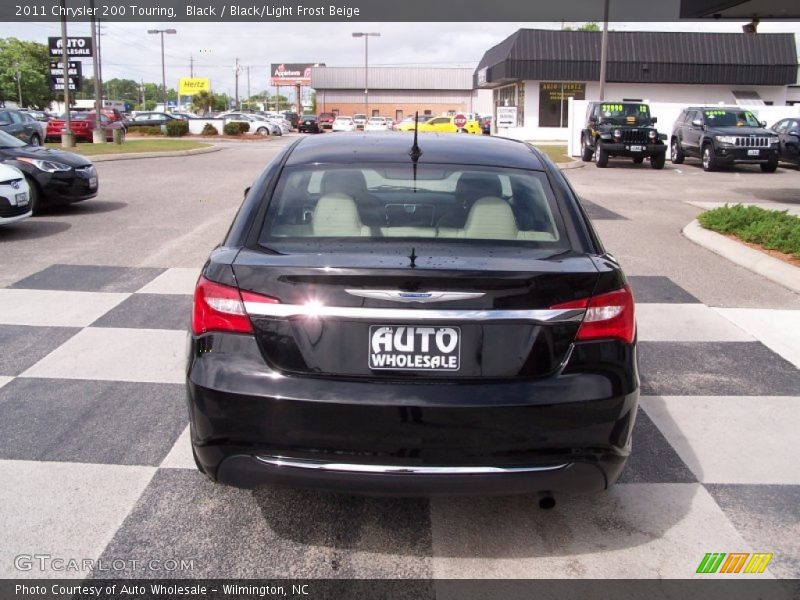 Black / Black/Light Frost Beige 2011 Chrysler 200 Touring