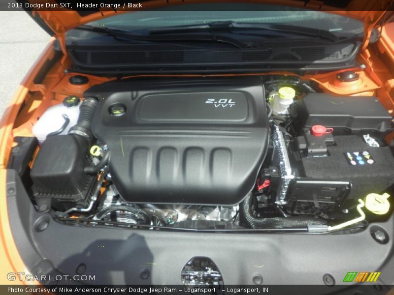 Header Orange / Black 2013 Dodge Dart SXT