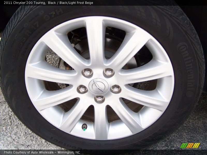 Black / Black/Light Frost Beige 2011 Chrysler 200 Touring