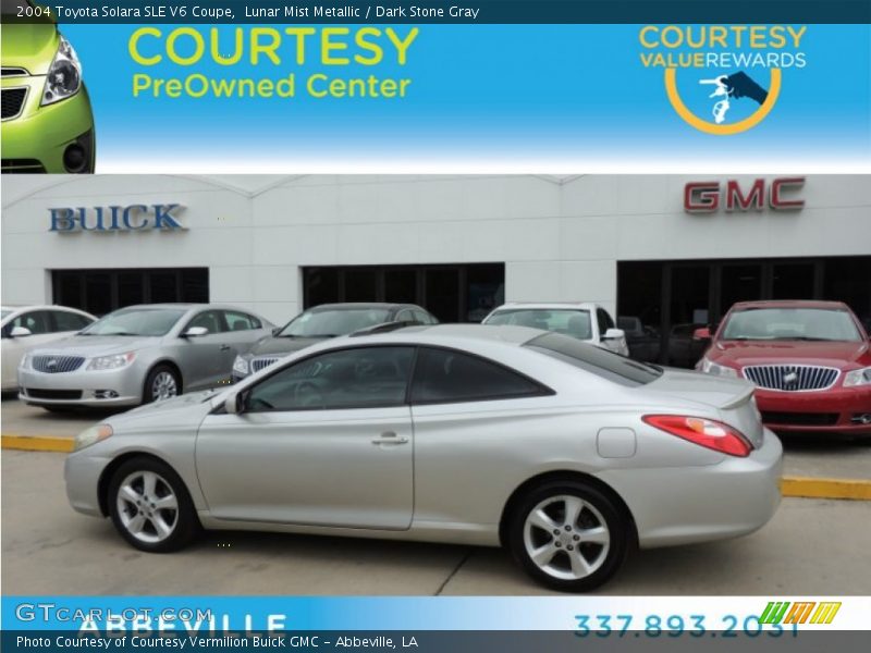 Lunar Mist Metallic / Dark Stone Gray 2004 Toyota Solara SLE V6 Coupe