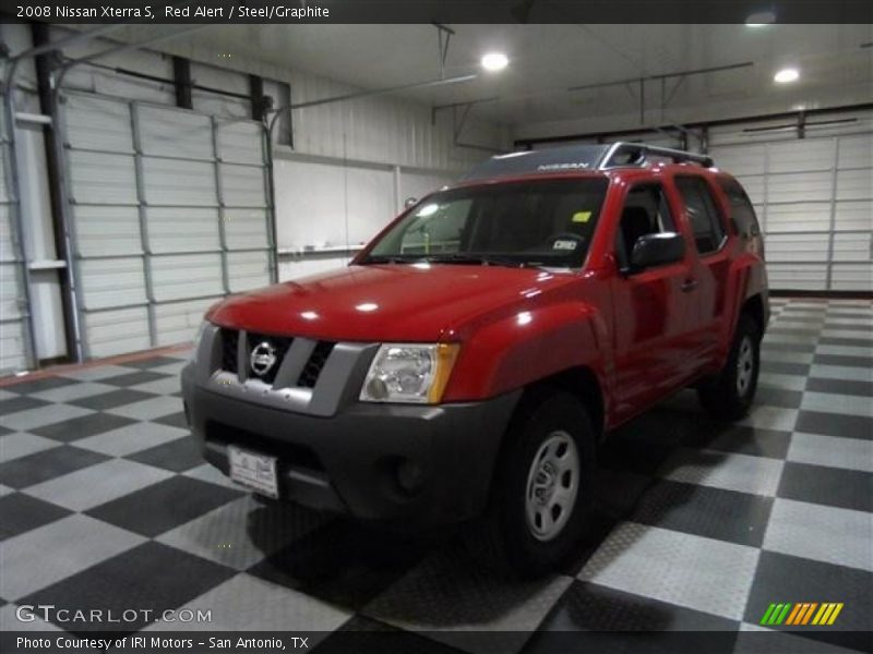 Red Alert / Steel/Graphite 2008 Nissan Xterra S