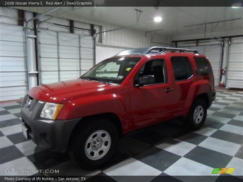 Red Alert / Steel/Graphite 2008 Nissan Xterra S