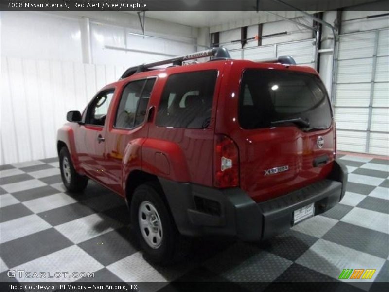 Red Alert / Steel/Graphite 2008 Nissan Xterra S