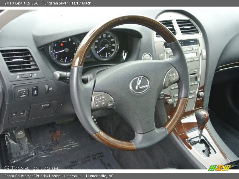 Tungsten Silver Pearl / Black 2010 Lexus ES 350