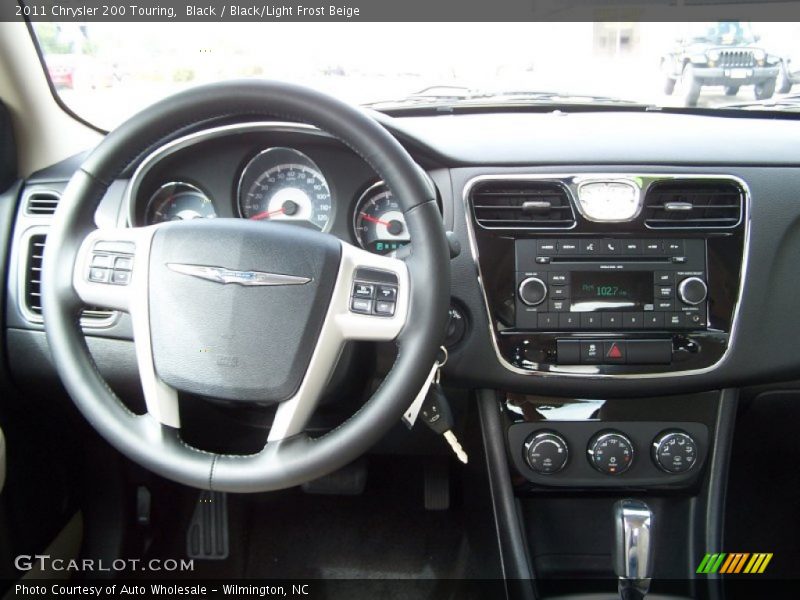 Black / Black/Light Frost Beige 2011 Chrysler 200 Touring