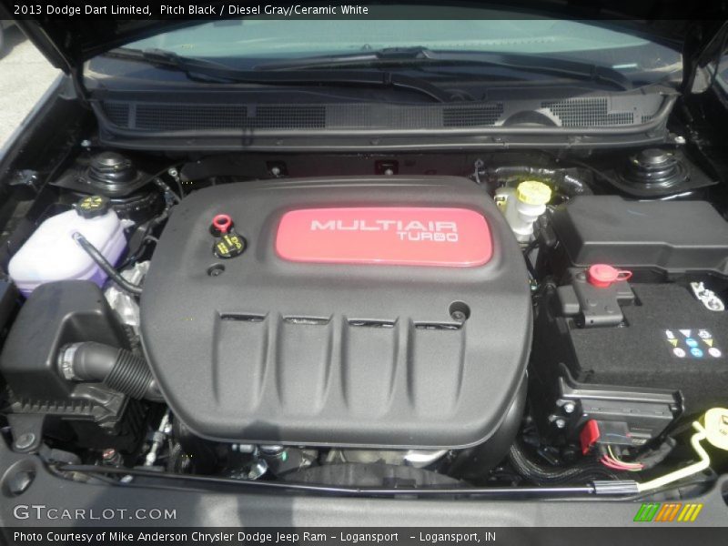 Pitch Black / Diesel Gray/Ceramic White 2013 Dodge Dart Limited