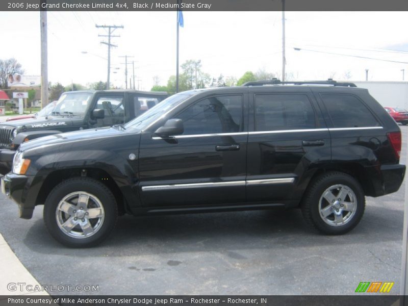 Black / Medium Slate Gray 2006 Jeep Grand Cherokee Limited 4x4