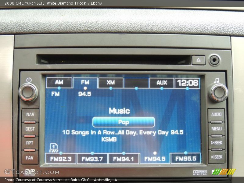 Audio System of 2008 Yukon SLT