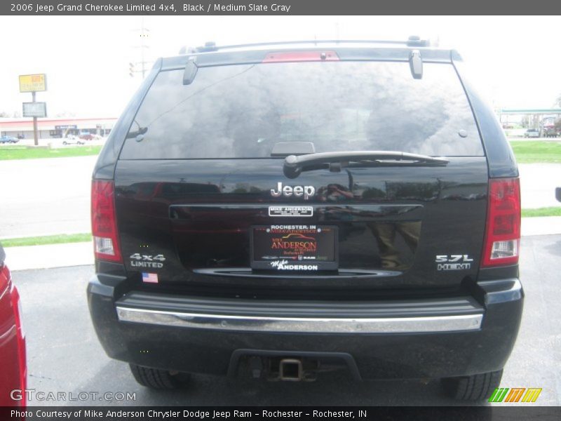 Black / Medium Slate Gray 2006 Jeep Grand Cherokee Limited 4x4