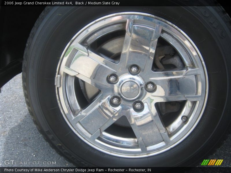 Black / Medium Slate Gray 2006 Jeep Grand Cherokee Limited 4x4