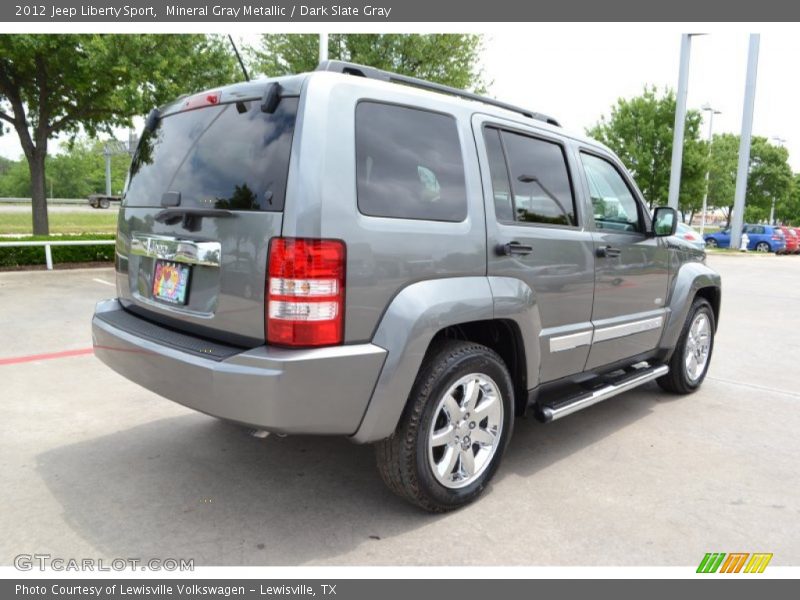 Mineral Gray Metallic / Dark Slate Gray 2012 Jeep Liberty Sport