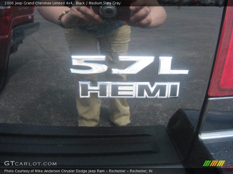 Black / Medium Slate Gray 2006 Jeep Grand Cherokee Limited 4x4