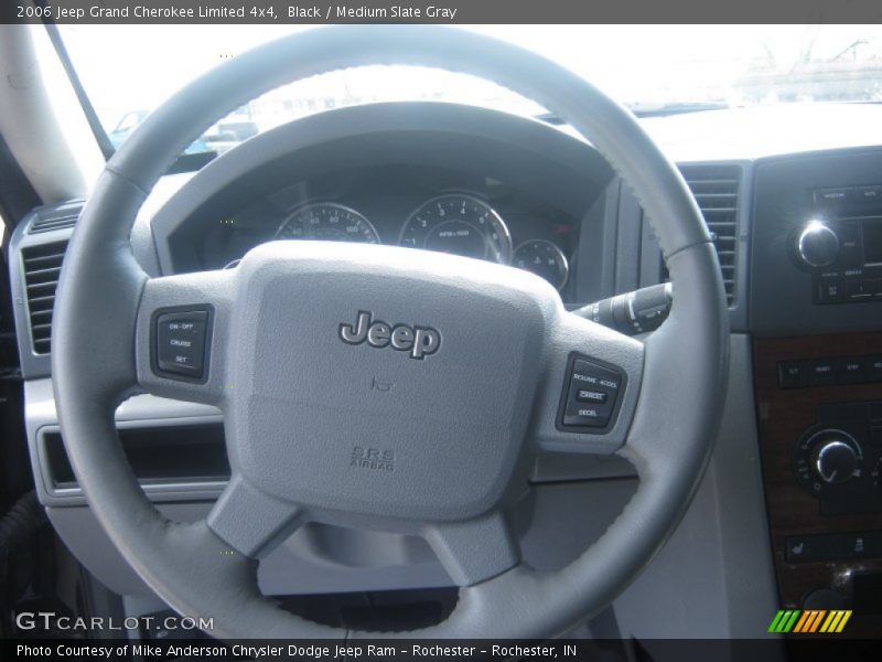Black / Medium Slate Gray 2006 Jeep Grand Cherokee Limited 4x4