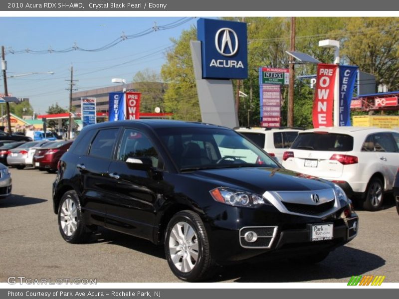 Crystal Black Pearl / Ebony 2010 Acura RDX SH-AWD