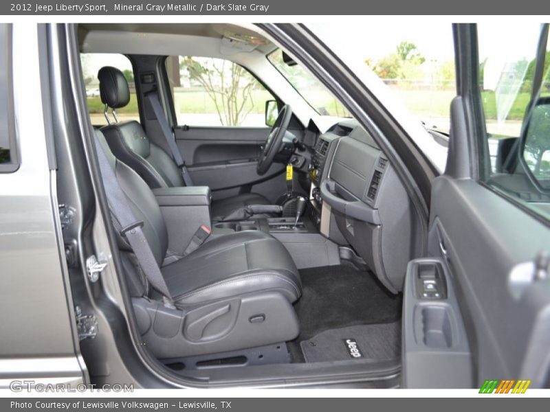 Mineral Gray Metallic / Dark Slate Gray 2012 Jeep Liberty Sport