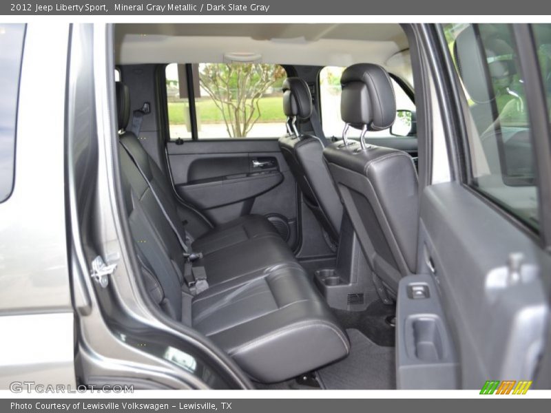 Mineral Gray Metallic / Dark Slate Gray 2012 Jeep Liberty Sport