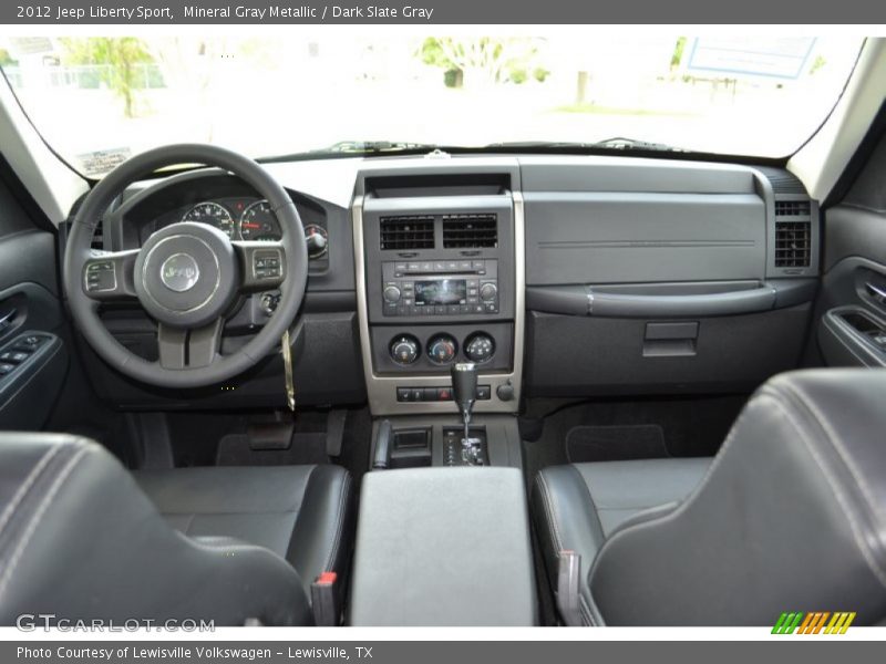 Mineral Gray Metallic / Dark Slate Gray 2012 Jeep Liberty Sport