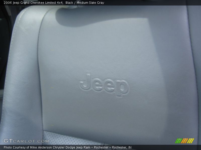 Black / Medium Slate Gray 2006 Jeep Grand Cherokee Limited 4x4