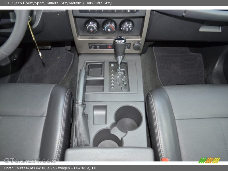 Mineral Gray Metallic / Dark Slate Gray 2012 Jeep Liberty Sport