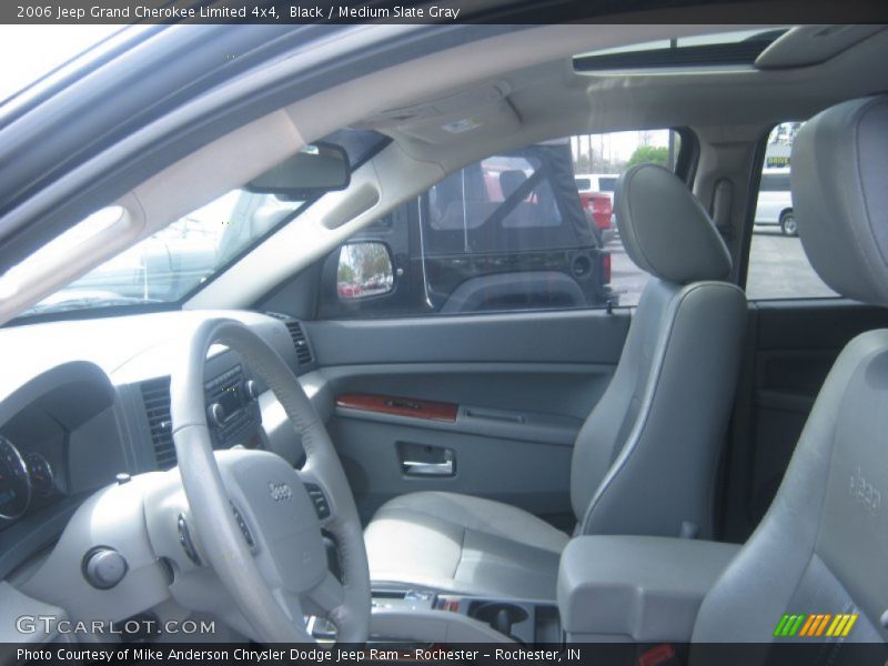 Black / Medium Slate Gray 2006 Jeep Grand Cherokee Limited 4x4