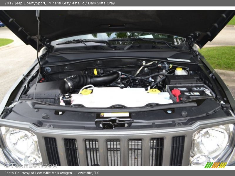 Mineral Gray Metallic / Dark Slate Gray 2012 Jeep Liberty Sport