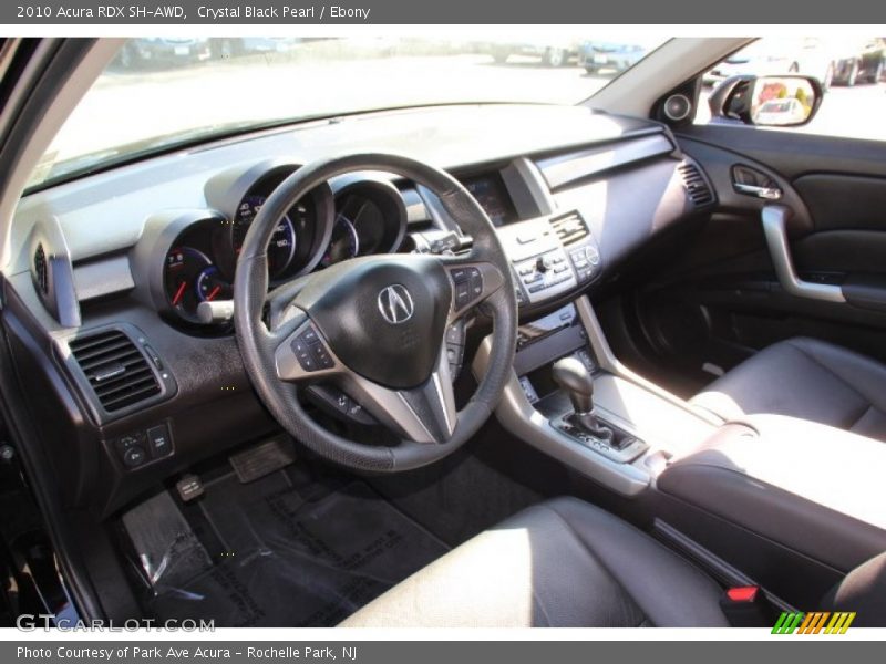 Crystal Black Pearl / Ebony 2010 Acura RDX SH-AWD