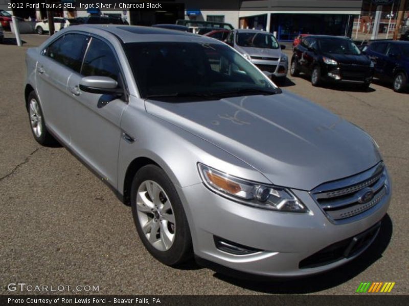 Ingot Silver / Charcoal Black 2012 Ford Taurus SEL