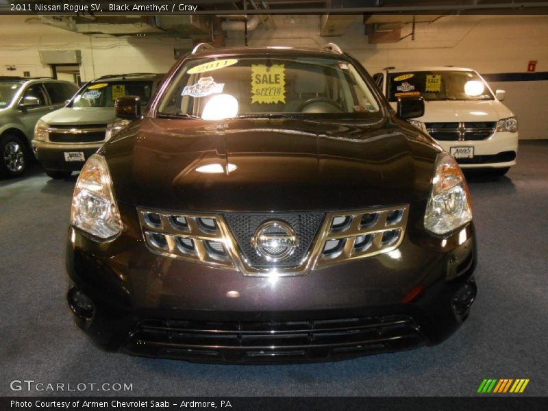 Black Amethyst / Gray 2011 Nissan Rogue SV