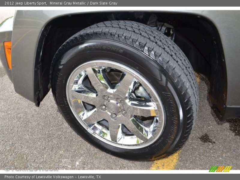 Mineral Gray Metallic / Dark Slate Gray 2012 Jeep Liberty Sport