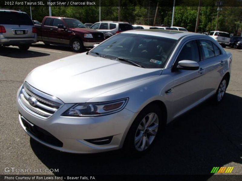 Ingot Silver / Charcoal Black 2012 Ford Taurus SEL