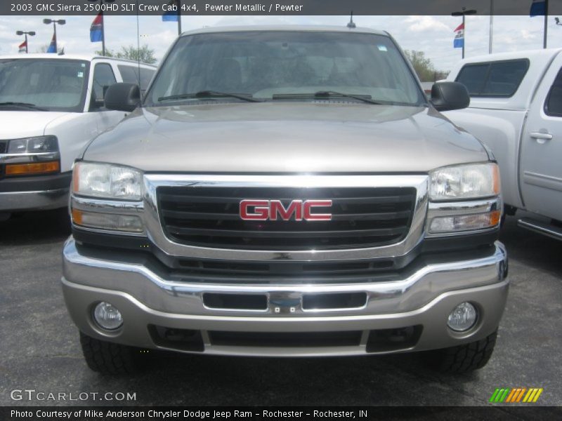 Pewter Metallic / Pewter 2003 GMC Sierra 2500HD SLT Crew Cab 4x4