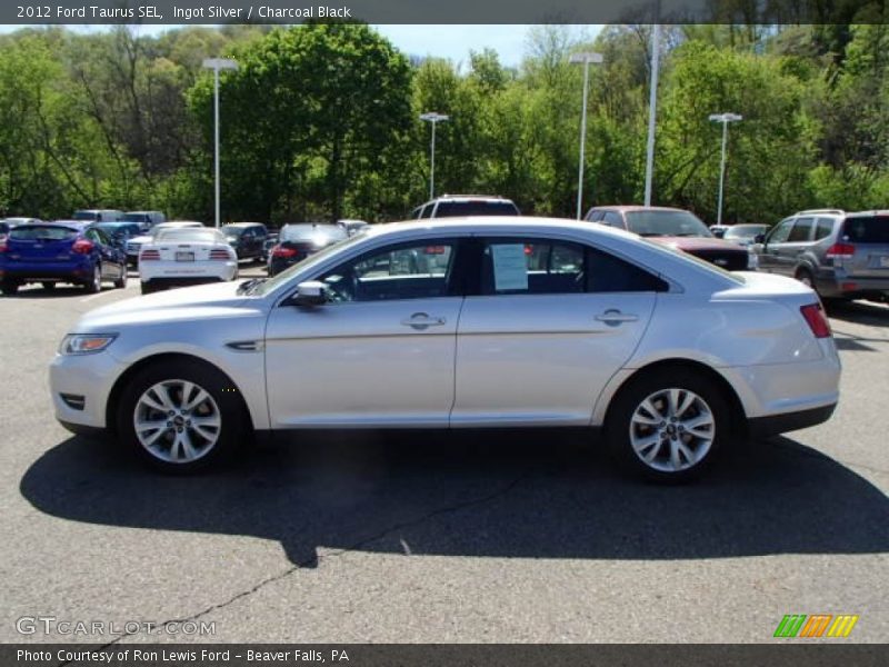 Ingot Silver / Charcoal Black 2012 Ford Taurus SEL