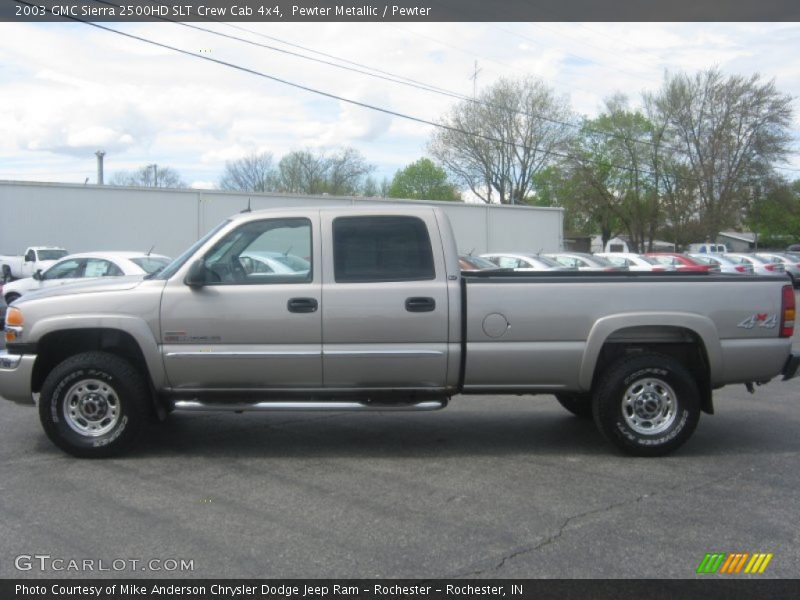 Pewter Metallic / Pewter 2003 GMC Sierra 2500HD SLT Crew Cab 4x4